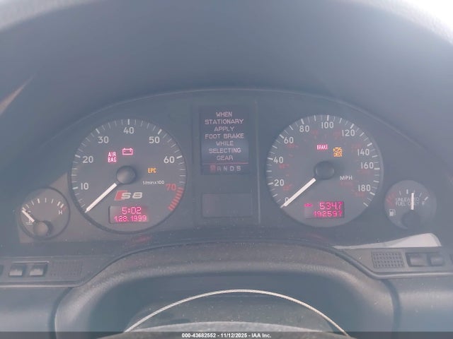2003 AUDI S8 WAUGU44D33N002658 Photo 6