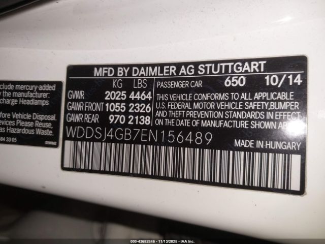 2014 MERCEDES-BENZ CLA 250 WDDSJ4GB7EN156489 Photo 8