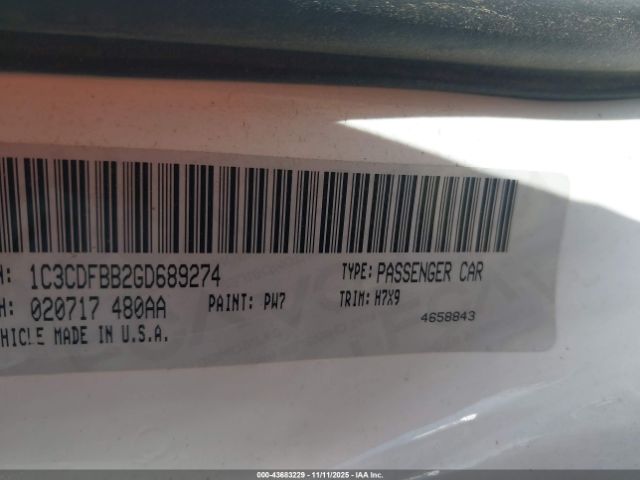 2016 DODGE DART 1C3CDFBB2GD689274 Photo 8