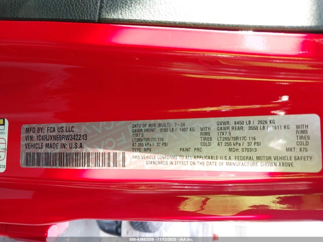 2024 JEEP WRANGLER 4XE 1C4RJXN69RW342213 Photo 8