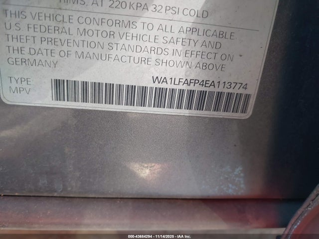 2014 AUDI Q5 WA1LFAFP4EA113774 Photo 8