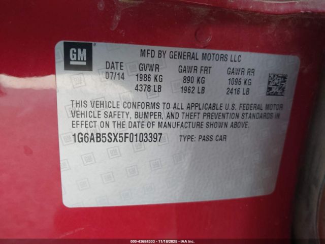 2015 CADILLAC ATS 1G6AB5SX5F0103397 Photo 8