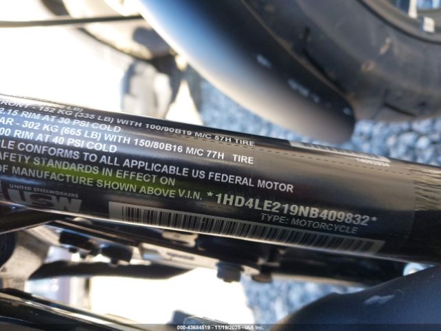 2022 HARLEY-DAVIDSON XL883 1HD4LE219NB409832 Photo 9