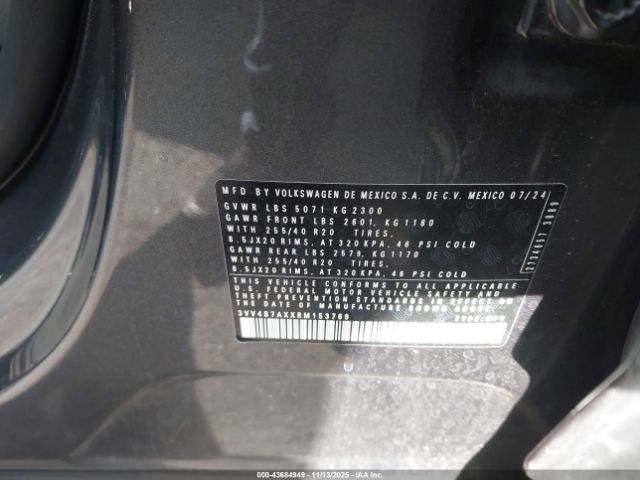 2024 VOLKSWAGEN TIGUAN 3VV4B7AXXRM153769 Photo 8