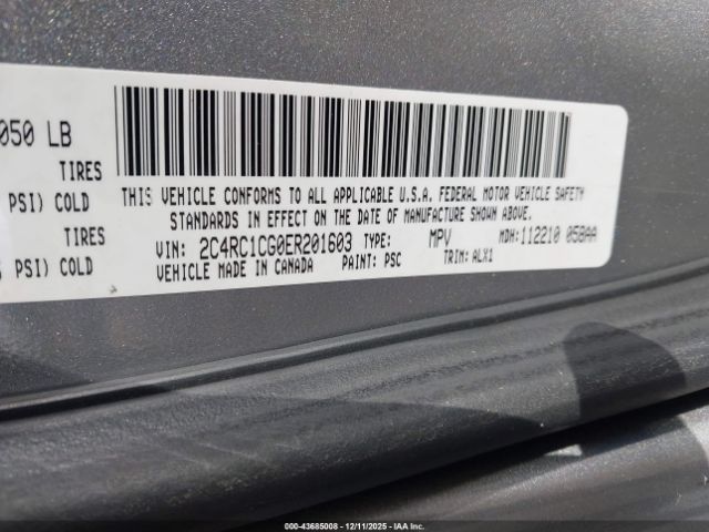 2014 CHRYSLER TOWN & COUNTRY 2C4RC1CG0ER201603 Photo 8