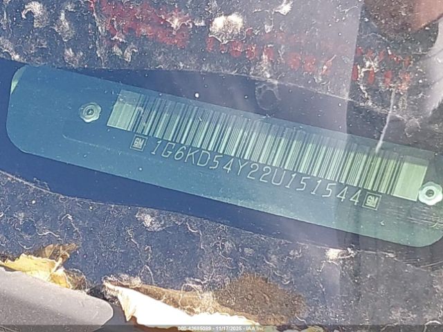 2002 CADILLAC DEVILLE 1G6KD54Y22U151544 Photo 8