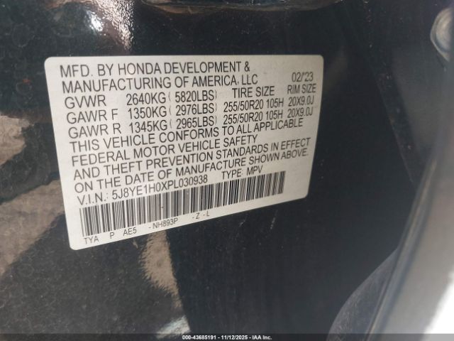 2023 ACURA MDX 5J8YE1H0XPL030938 Photo 8