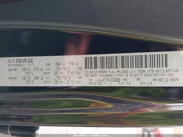 2017 JEEP WRANGLER UNLIMITED 1C4BJWFG5HL633682 Photo 8