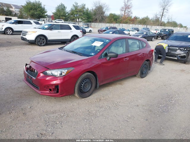 2018 Subaru Impreza 2.0i მანქანა იყიდება აუქციონზე, vin: 4S3GTAA68J3701707, აუქციონის ნომერი: 43685476