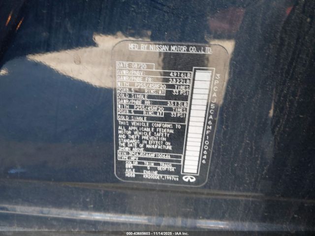 2021 INFINITI QX50 3PCAJ5CA6MF100646 Photo 8