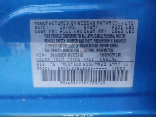 2021 NISSAN SENTRA 3N1AB8CV1MY225210 Photo 8