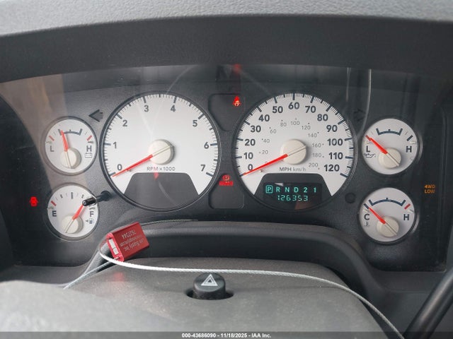 Продажа на аукционе авто 2006 Dodge Ram 1500 Slt/trx4 Off Road/sport, vin: 1D7HU18N66S625406, номер лота: 43686090