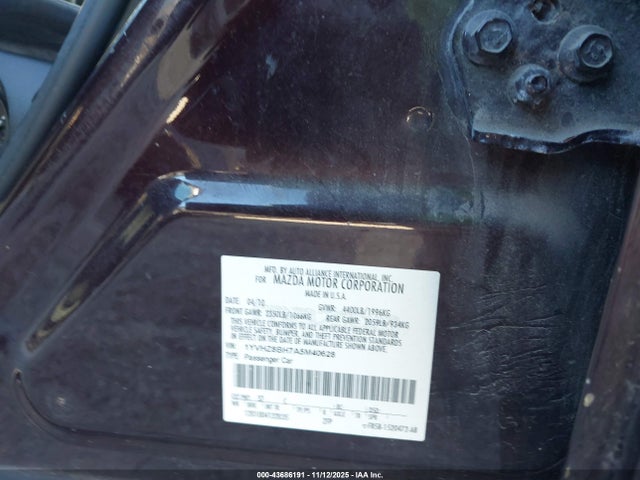 2010 MAZDA MAZDA6 1YVHZ8BH7A5M40628 Photo 8