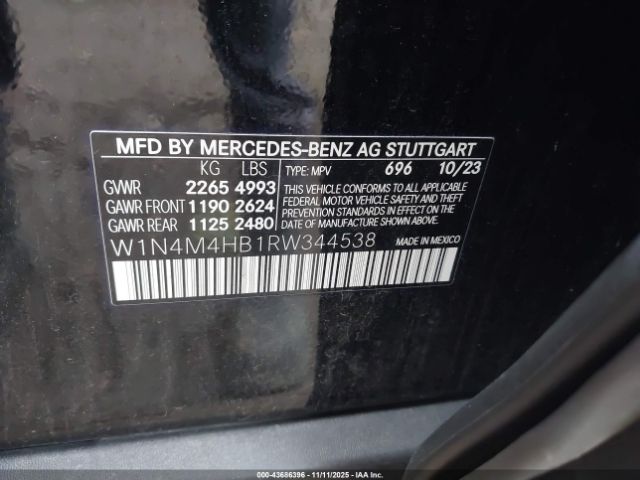 2024 MERCEDES-BENZ GLB 250 W1N4M4HB1RW344538 Photo 8
