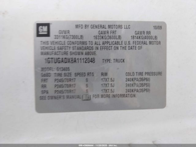 2010 GMC SAVANA 1500 1GTUGADX8A1112048 Photo 8