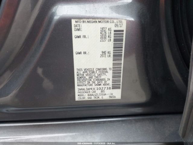 2018 NISSAN ALTIMA 1N4AL3AP4JC102738 Photo 8
