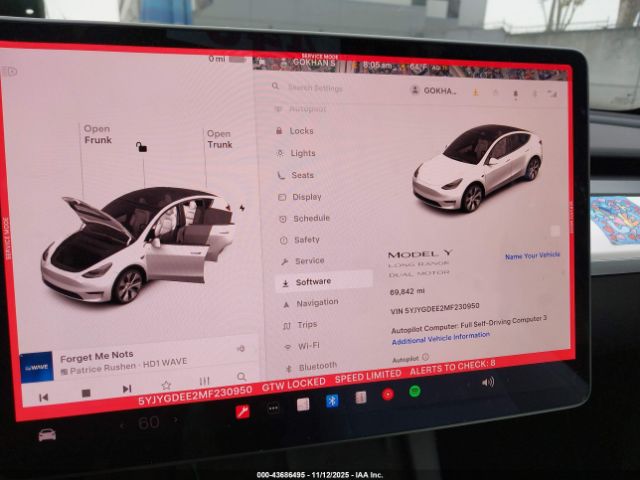 2021 TESLA MODEL Y 5YJYGDEE2MF230950 Photo 6