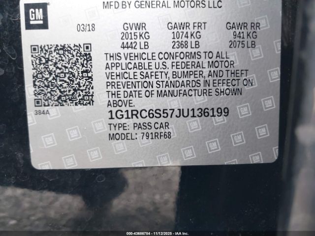 2018 CHEVROLET VOLT 1G1RC6S57JU136199 Photo 8