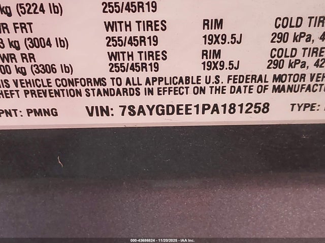 2023 TESLA MODEL Y 7SAYGDEE1PA181258 Photo 8