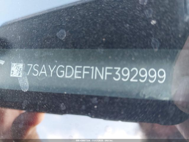 2022 TESLA MODEL Y 7SAYGDEF1NF392999 Photo 8