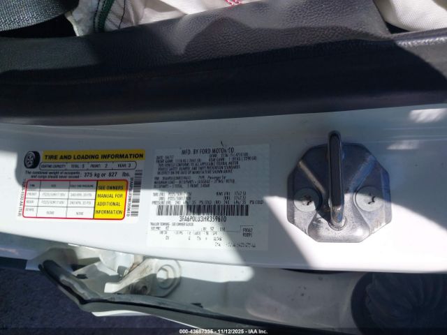 2017 FORD FUSION HYBRID 3FA6P0LU3HR359610 Photo 8