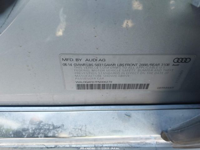 2015 AUDI A8 L WAU3GAFD7FN006279 Photo 8