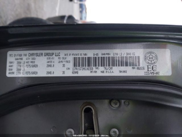 2010 DODGE RAM 1500 1D7RV1GT2AS102359 Photo 8