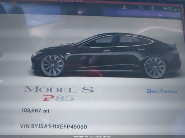 2014 TESLA MODEL S 5YJSA1H1XEFP45050 Photo 6