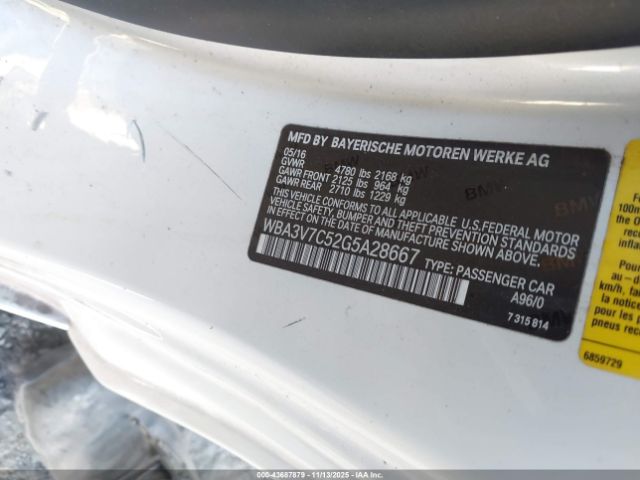 2016 BMW 428I WBA3V7C52G5A28667 Photo 8