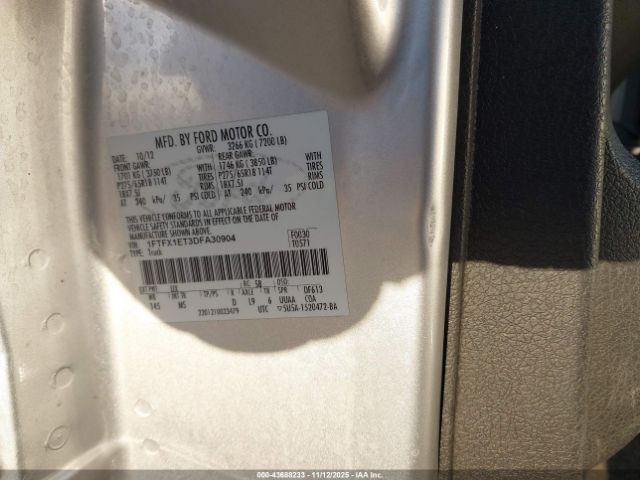 2013 FORD F-150 1FTFX1ET3DFA30904 Photo 8