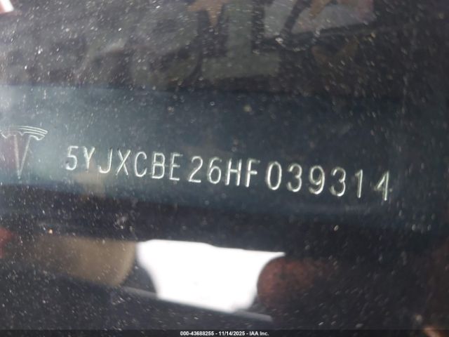 2017 TESLA MODEL X 5YJXCBE26HF039314 Photo 8