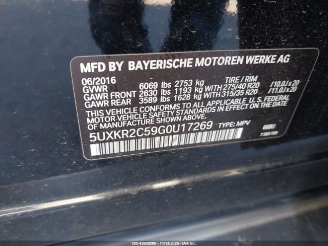 2016 BMW X5 5UXKR2C59G0U17269 Photo 8