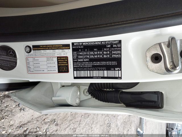 2022 MERCEDES-BENZ GLC 300 W1N0G8EB4NV379995 Photo 8