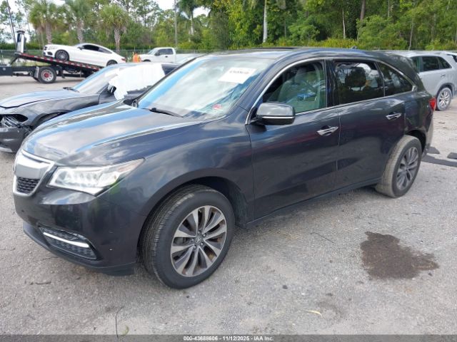 2014 ACURA MDX 5FRYD4H44EB012536 Photo 1