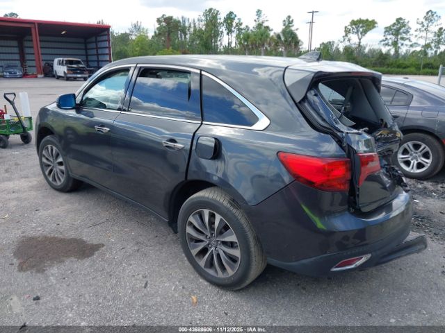2014 ACURA MDX 5FRYD4H44EB012536 Photo 2