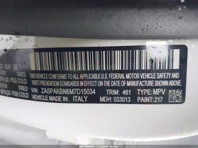 2021 ALFA ROMEO STELVIO ZASPAKBN6M7D15034 Photo 8