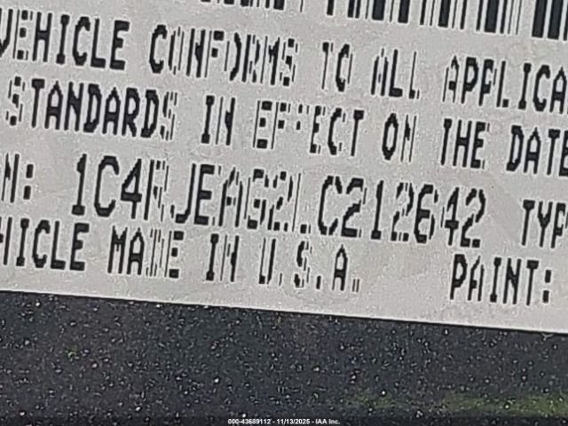 2020 JEEP GRAND CHEROKEE 1C4RJEAG2LC212642 Photo 8