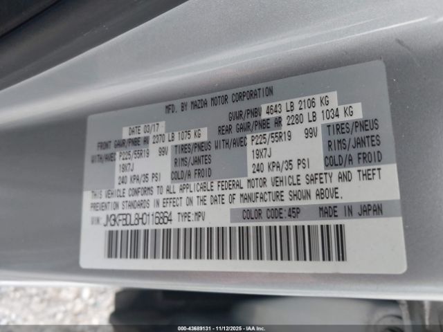 2017 MAZDA CX-5 JM3KFBDL8H0116864 Photo 8