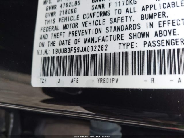 2018 ACURA TLX 19UUB3F59JA002262 Photo 8