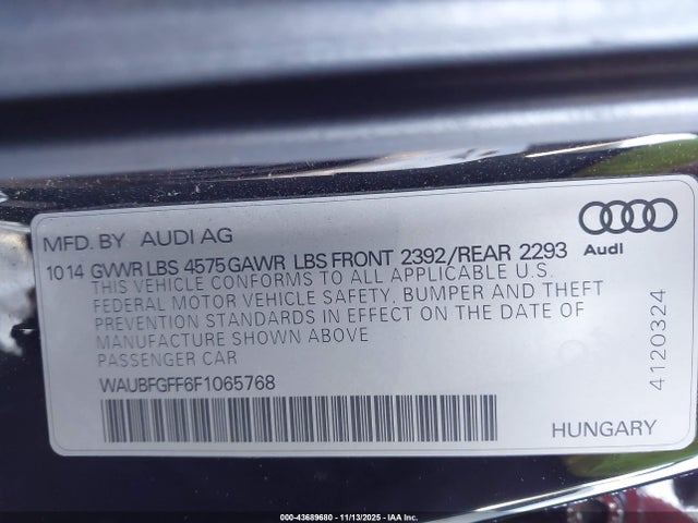 2015 AUDI A3 WAUBFGFF6F1065768 Photo 8