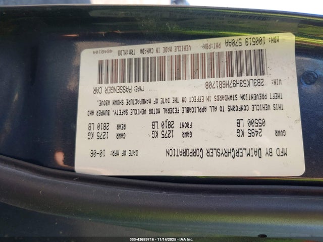 Продаж на аукціоні авто 2007 Dodge Charger Rt, vin: 2B3LK53H97H681708, номер лоту: 43689716