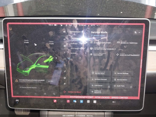 2021 TESLA MODEL Y 5YJYGDEE2MF217387 Photo 6