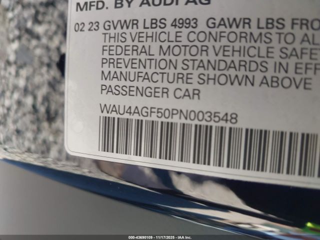2023 AUDI A5 CABRIOLET WAU4AGF50PN003548 Photo 8