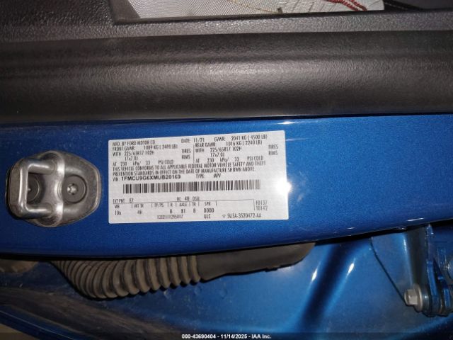 2021 FORD ESCAPE 1FMCU9G6XMUB20169 Photo 8