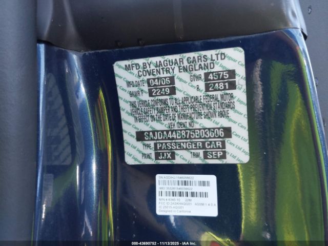 2007 JAGUAR XK SAJDA44B875B03606 Photo 8