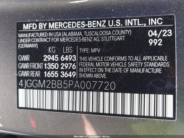2023 MERCEDES-BENZ EQE 350+ SUV 4JGGM2BB5PA007720 Photo 8