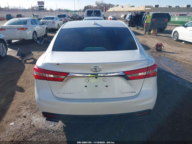 4T1BK1EBXFU185898 Toyota AVALON LIMITED