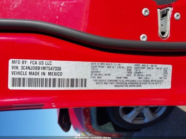 2021 JEEP COMPASS 3C4NJDBB1MT547330 Photo 8