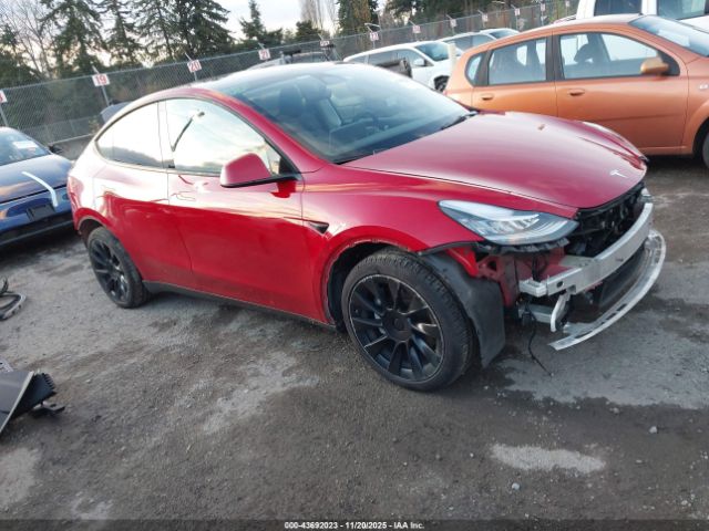 2021 TESLA MODEL Y 5YJYGDEEXMF256471 Photo 0