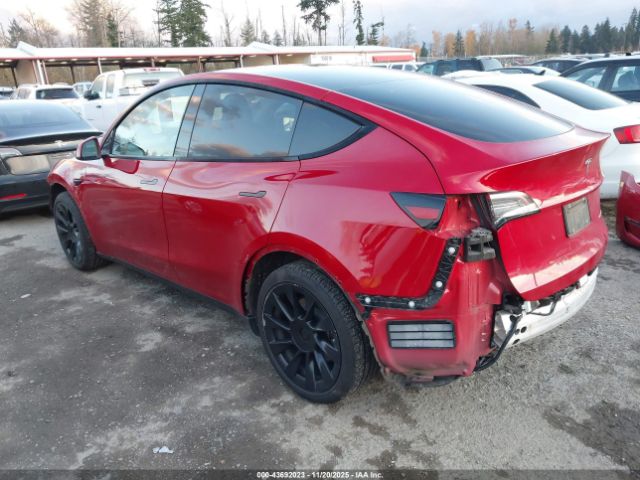 2021 TESLA MODEL Y 5YJYGDEEXMF256471 Photo 2